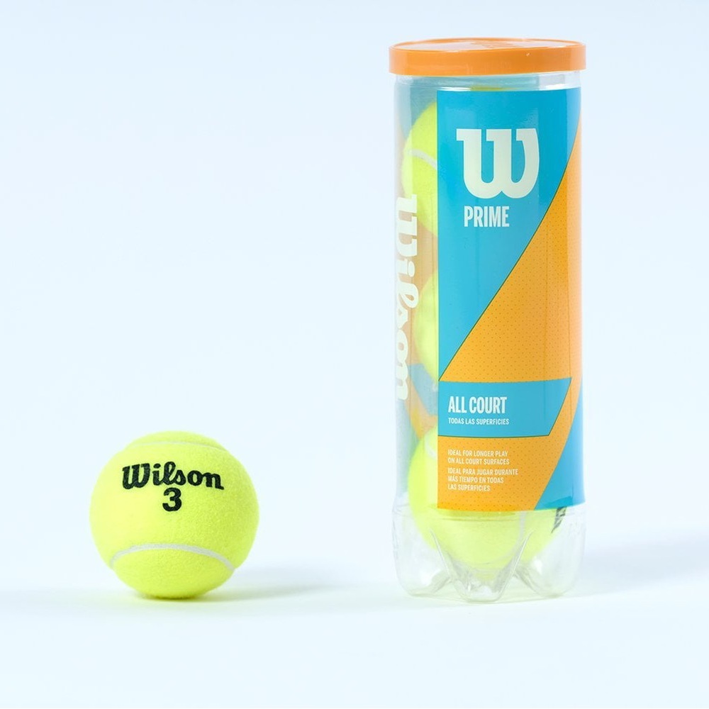 Wilson Profile All Court Tennis Balls - Yellow, 3
Ball Can